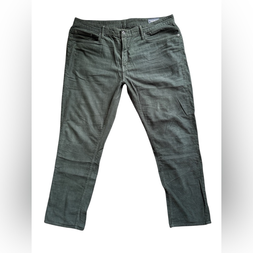 Bonobos Men’s Tailored Olive Green Corduroy‎ Pants Size 38x30 Stretch